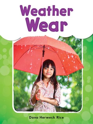 cover image of Weather Wear Read-Along eBook